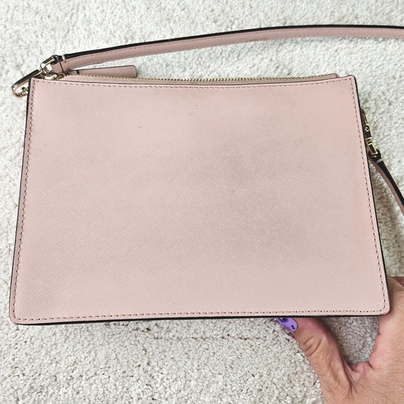 Kate‎ Spade Cameron Street Clarise Crossbody Bag Pink Leather Adjustable Purse - Picture 6 of 12